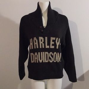 Harley Davidson grandpa sweater size medium